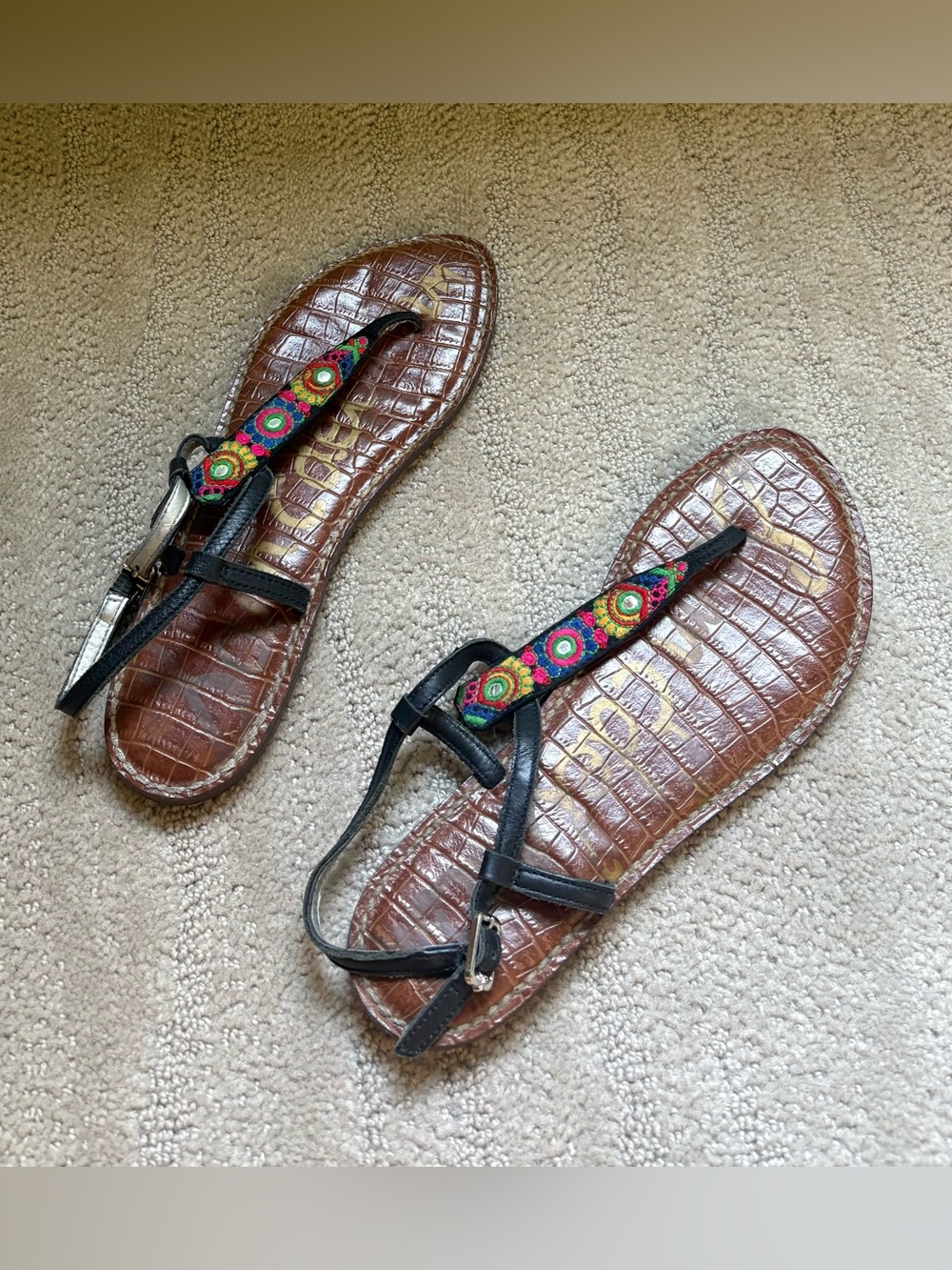 Sam Edelman Colorful Strappy Sandals!